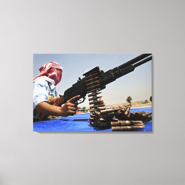 762 mm rounds lie on the truck canvas print (Front)