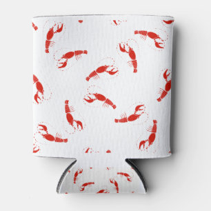 7677Red Lobsters Can Cooler