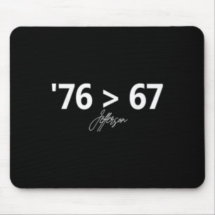 76 67 Self-evident Make History Fun Original Mouse Pad