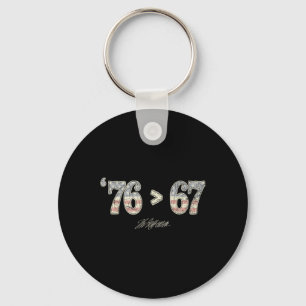 76 67 Thomas Jefferson Six Seven 6 7 Meme Gen Alph Keychain