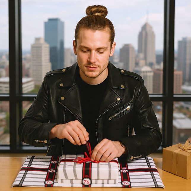 '76 Chequered Wrapping Paper (Creator Uploaded)