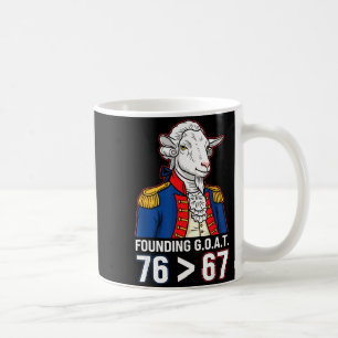 76 Greater Than 67 George Washington History Fun M Coffee Mug
