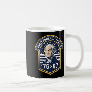 76 Greater Than 67 George Washington History Fun M Coffee Mug