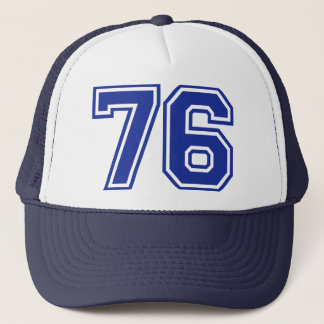 76 - number trucker hat