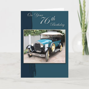 76th Birthday Card