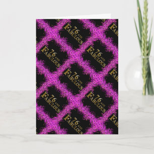 76th Birthday  Card