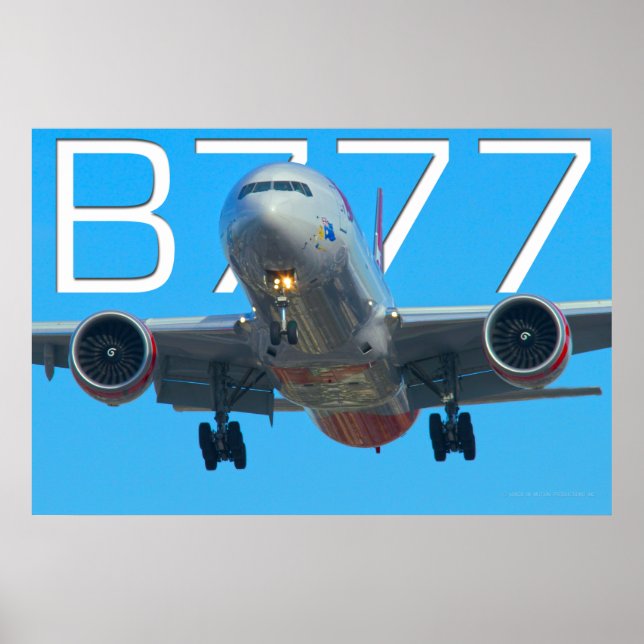 777 AIRLINER POSTER (Front)