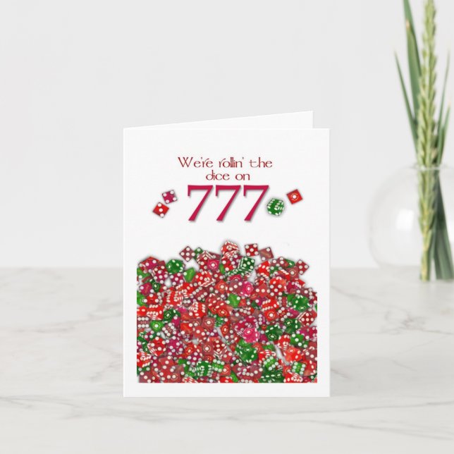 777 date spéciale - cartes de note spéciale (Devant)