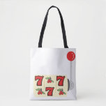 777 Jackpot Tote Bag<br><div class="desc">No need to roll the dice or place a bet,  this design is sure to bring the excitement of a great game directly on towels,  throw pillows and more!</div>