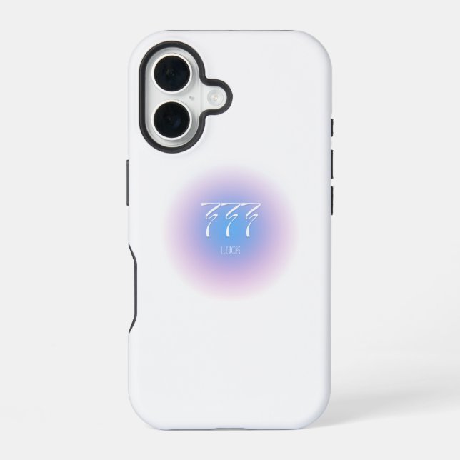 777 luck iPhone 16 case (Back)