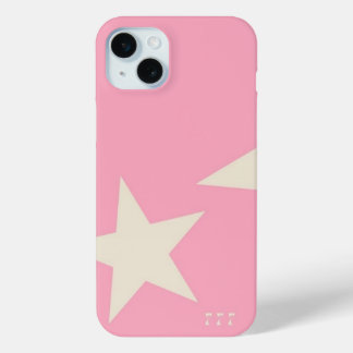 777 pinkish star  iPhone 15 mini case
