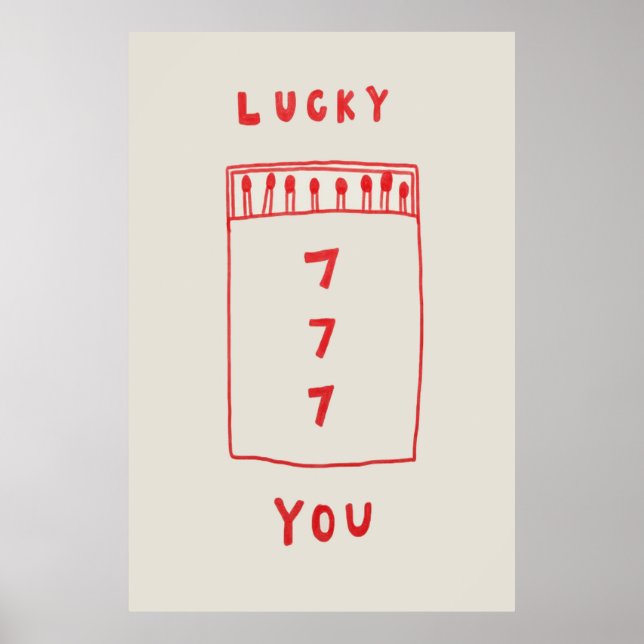 777 Poster de Lucky You (Devant)