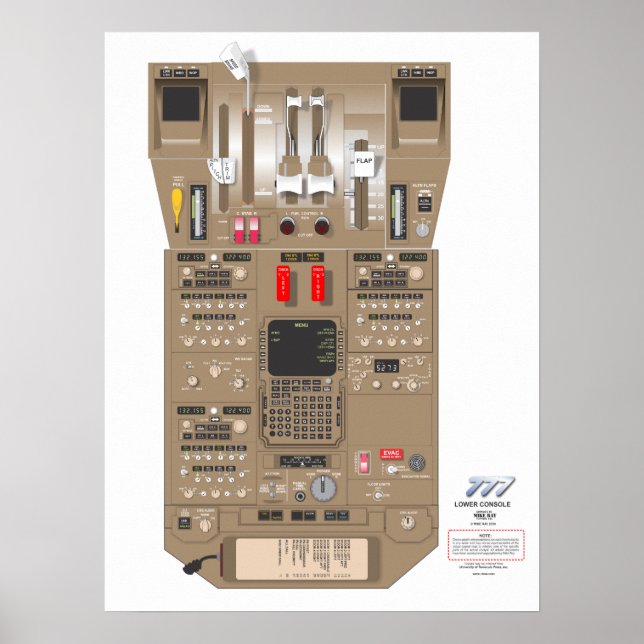 777 Poster inférieur Aft (Devant)