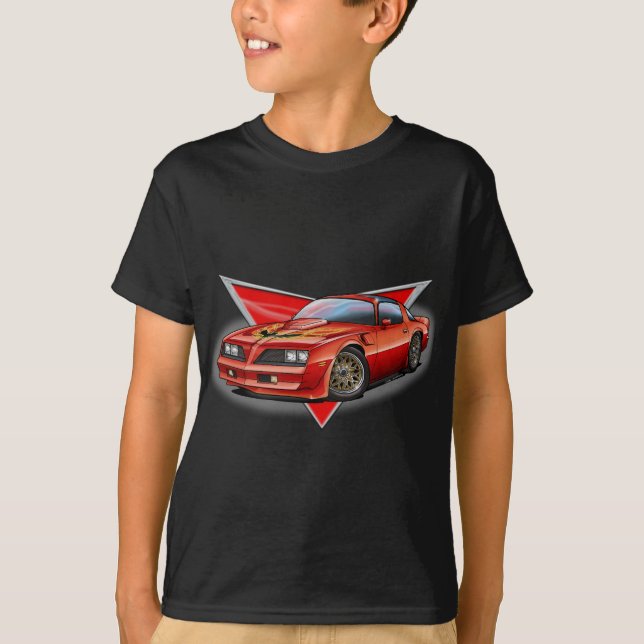 77-78 Red Firebird TA T-Shirt (Front)