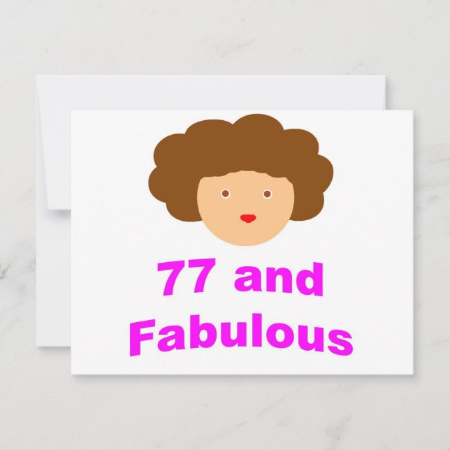 77 and Fabulous! (Front)
