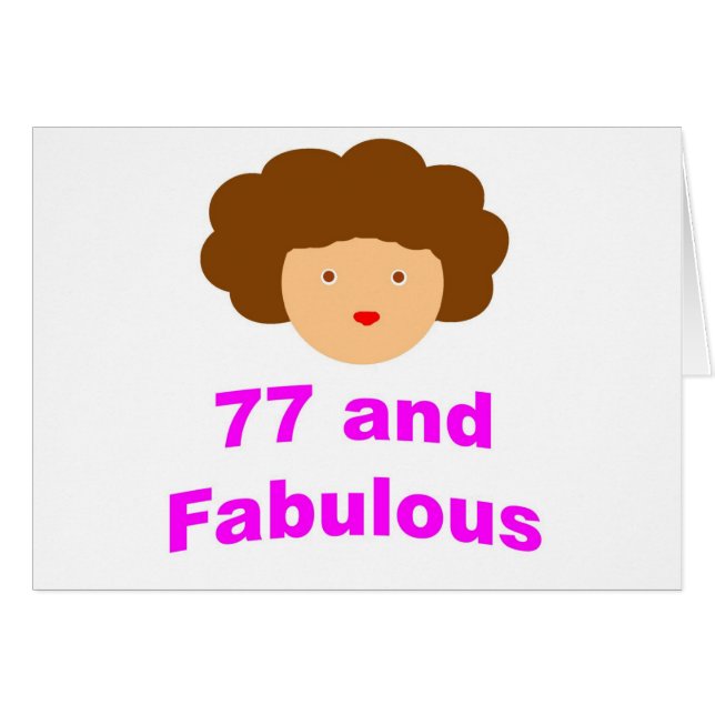 77 et fabuleux ! (Devant horizontal)
