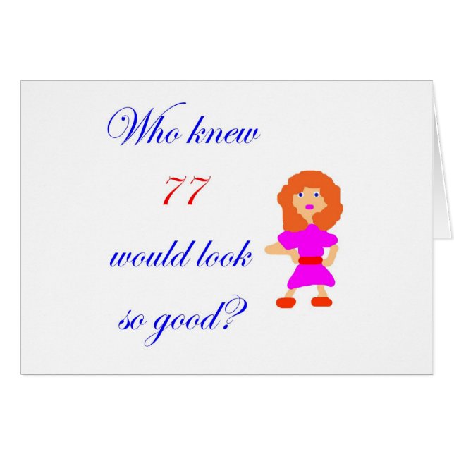 77 Looks so good (Front Horizontal)