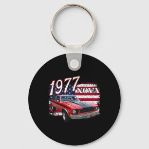 77 Nova 2 Ss 4th Of July American  Keychain