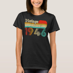 77 Year Old Birthday Vintage 1946 77th Birthday T-Shirt