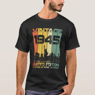 77 Year Old Vintage 1945 77th Birthday T-Shirt