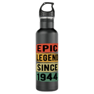 77 Years Old Bday 1944 Epic Legend 78th Birthday 710 Ml Water Bottle