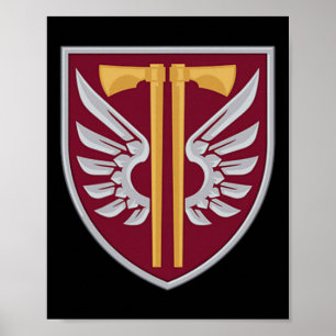 77th Airmobile Brigade (ukraine) V2 Ukrainian Mili Poster