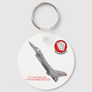 77th Fighter Squadron Keychain