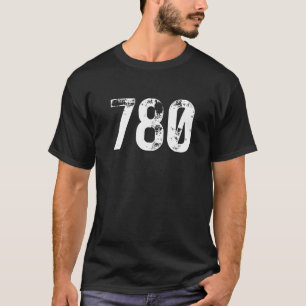 780 Area Code Edmonton AB Mobile Telephone Area Co T-Shirt