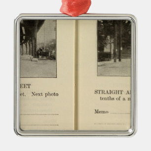 78689 Broadway & 230th St Dobbs Ferry Metal Ornament