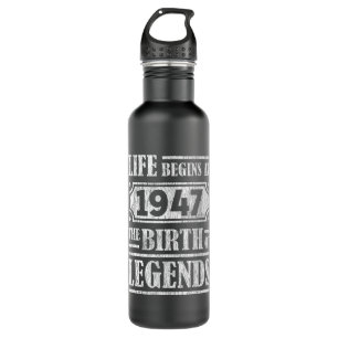 78 Year Old 1947 Birth Of Legend 78th Birthday 710 Ml Water Bottle