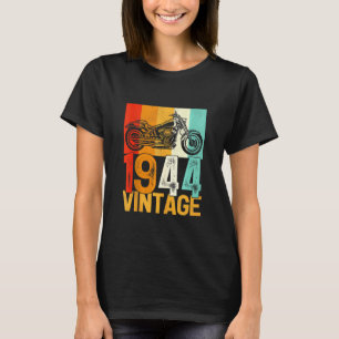 78 Years Old Retro Motorcycle Vintage 1944 78th Bi T-Shirt