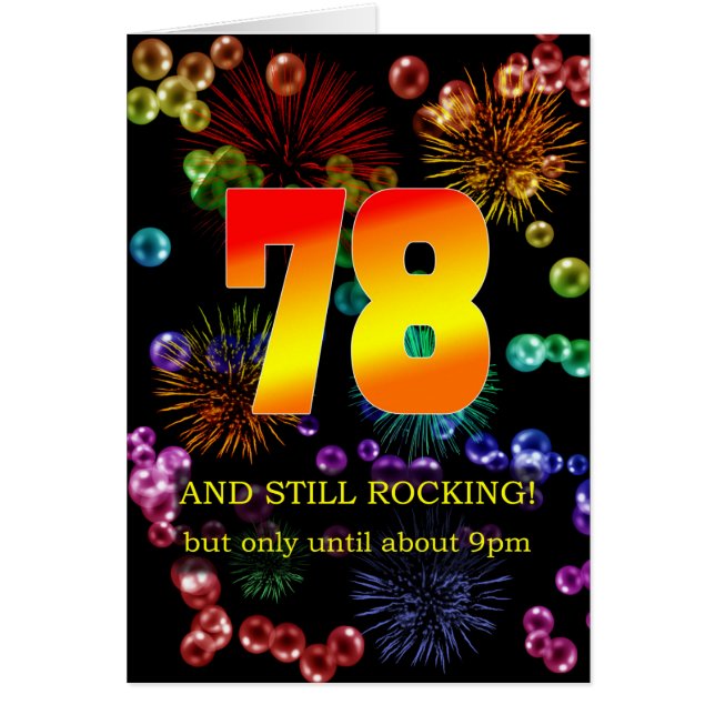 78th Birthday Still Rocking (Front)