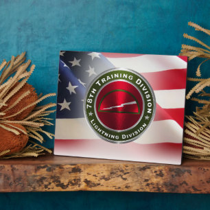 78th Training Division Plaque