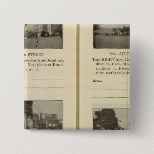 79093 Broadway at 58th & 72nd 2 Inch Square Button