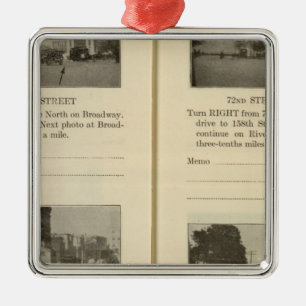 79093 Broadway at 58th & 72nd Metal Ornament