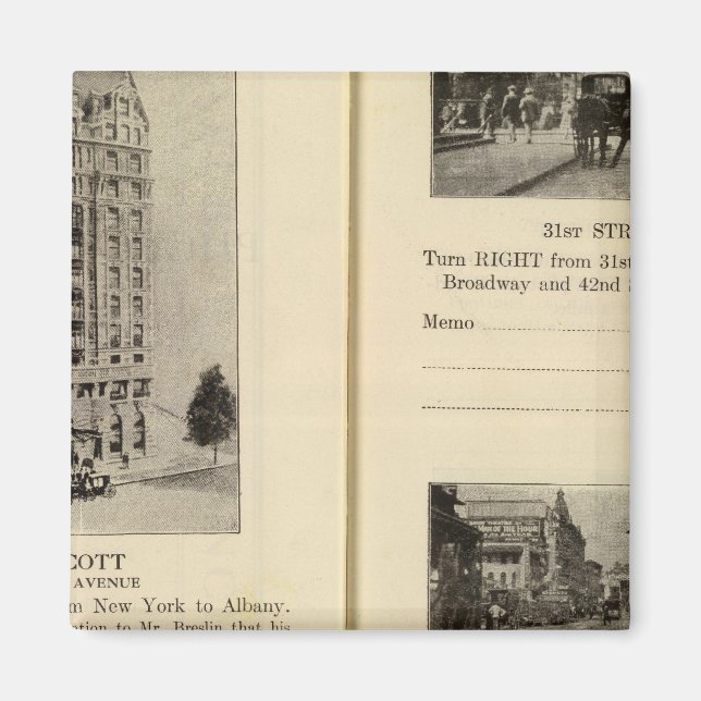 79496 Hotel Wolcott Broadway at 31st & 42nd Magnet (Front)