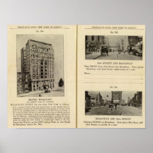 79496 Hotel Wolcott Broadway at 31st & 42nd Poster