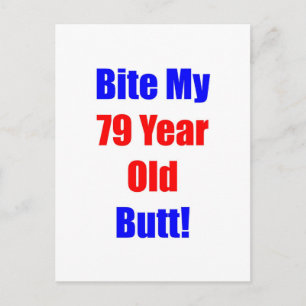 79 Bite My Butt Postcard