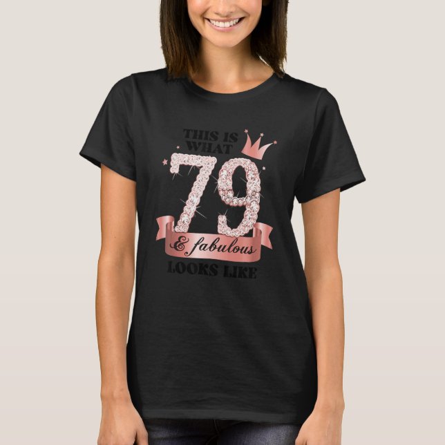 79 & Fabulous I Rose And White Party Group Candid  T-Shirt (Front)