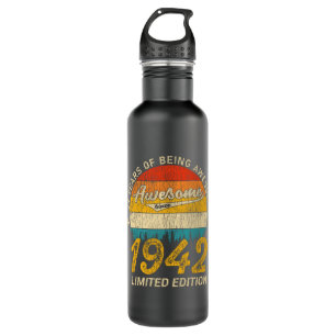 79 Year Old Bday 1942 Awesome Since 79th Birthday 710 Ml Water Bottle