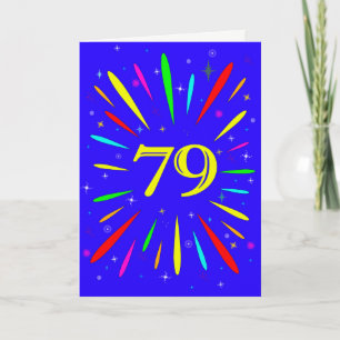 79th Birthday Explosion Card