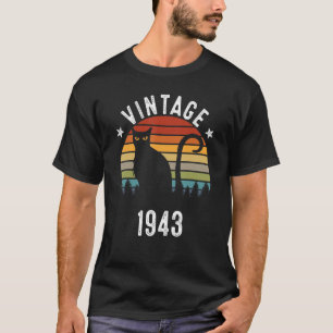 79th birthday Vintage 1943 79 Years Old T-Shirt