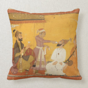 ]7.110/359 Gosain Narayan takes poison in the pres Throw Pillow