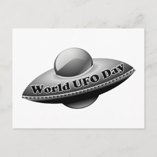 7-2 World UFO Day Postcard