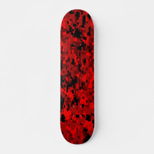 7 3/4 deck. Digital camo/red Skateboard