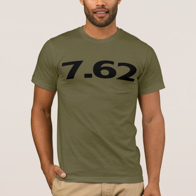 7.62 mm Gun Ammo T-Shirt (Front)