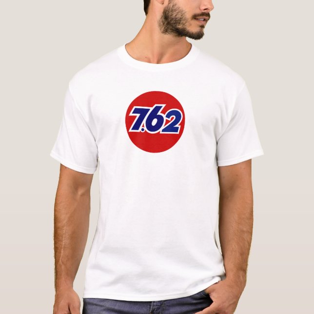 7.62 T-shirt de l'icône de gaz (Devant)