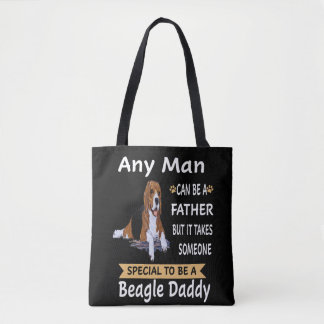 7 Any Man Beagle Daddy Tote Bag