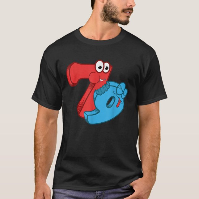 7 Ate 8 9 Funny Math Tshirt T Shirt (Front)