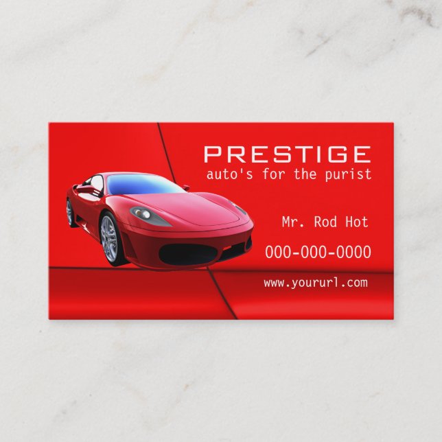 #7 Automotive Industry business card (Front)